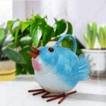 Metal Cute Bird Watering Can for Indoor/Outdoor Plants,Garden Functional Small Watering Can Decor, Decorative Watering Kettle Planter for House Plant Garden Flower,Kids 1.8L 1/2 Gallon Watering Pot, - Image 8