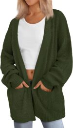 LILLUSORY Womens Oversized Cardigans Soft Knit Cardigan Sweater with Pockets - Image 31