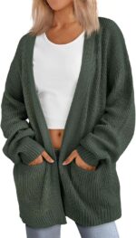 LILLUSORY Womens Oversized Cardigans Soft Knit Cardigan Sweater with Pockets - Image 56