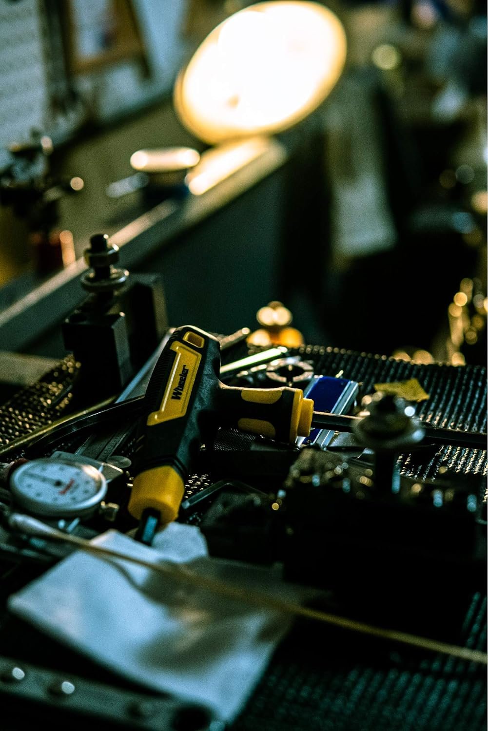 Wheeler 30 Piece SAE/Metric Hex and Torx P-Handle Set for Pistol Rifle Handgun Gunsmithing Rebuild and Maintenance, Black, Yellow, Gray