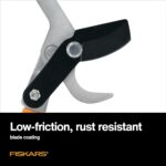 Fiskars 28-Inch Power-Lever Garden Bypass Lopper and Tree Trimmer, Sharp Precision-Ground Steel Blade for Cutting Branches up to 1.75-Inch Diameter - Image 3
