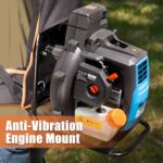 LawnMaster NPTBL31AB No-Pull Backpack Leaf Blower, Gas-Powered with Electric Start, 31cc 2-Cycle Engine, 470CFM, 175MPH - Image 4
