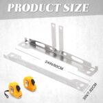 2 Pack Upgraded Wheel Alignment Tool with Extension Arms and 2 Measuring Tapes Heavy Duty Stainless Steel Toe Alignment Tool Plates, Provides Accurate Measurements for Car Truck SUV - Image 2