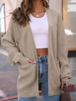 LILLUSORY Womens Oversized Cardigans Soft Knit Cardigan Sweater with Pockets - Image 5