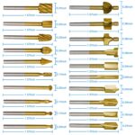 10Pcs HSS Router Carbide Engraving Bits & 10Pcs Router Bit with 1/8"(3mm) Shank Power Rotary Tools for DIY Woodworking, Carving, Sculpting, Engraving, Drilling. - Image 2