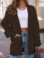 LILLUSORY Womens Oversized Cardigans Soft Knit Cardigan Sweater with Pockets - Image 15