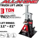 Powerbuilt 3 Ton, Bottle Jack and Jack Stands in One, 6000 Pound All-in-One Car Lift, Heavy Duty Vehicle Unijack, 640912 - Image 2