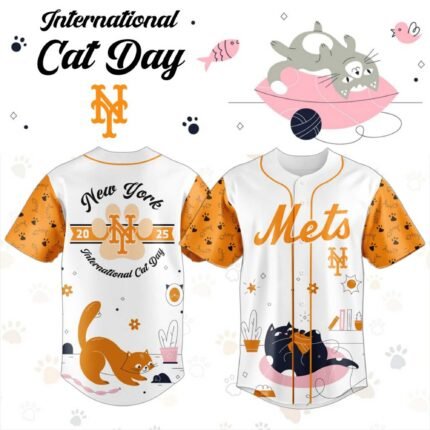 New York Mets International Cat Day Jersey 2025