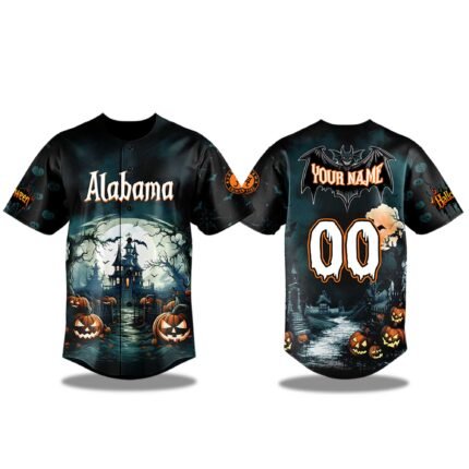 Alabama Crimson Tide Halloween 2025 Baseball Jersey
