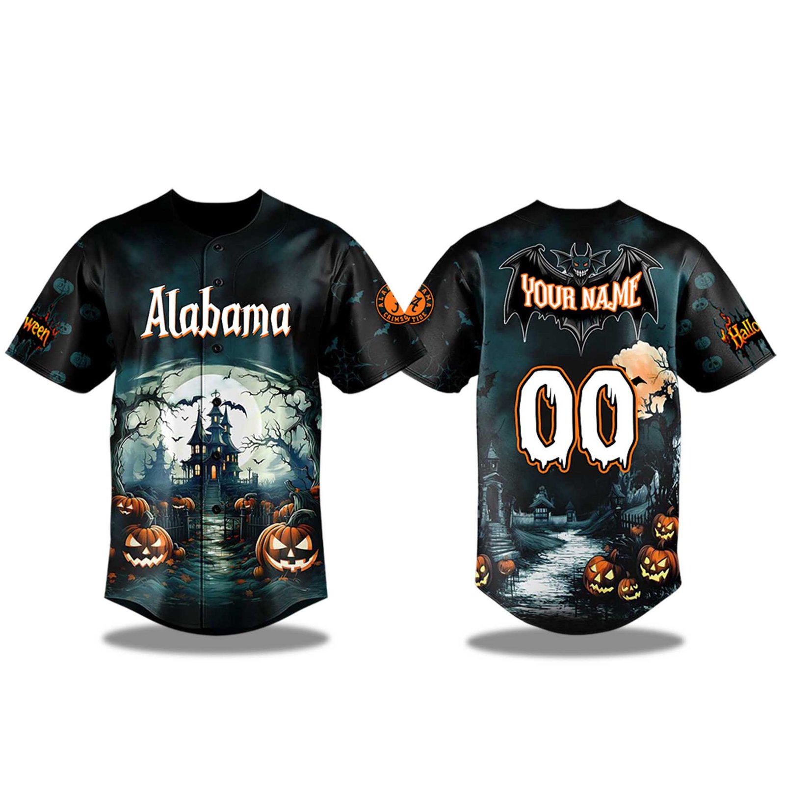 Alabama Crimson Tide Halloween 2025 Baseball Jersey