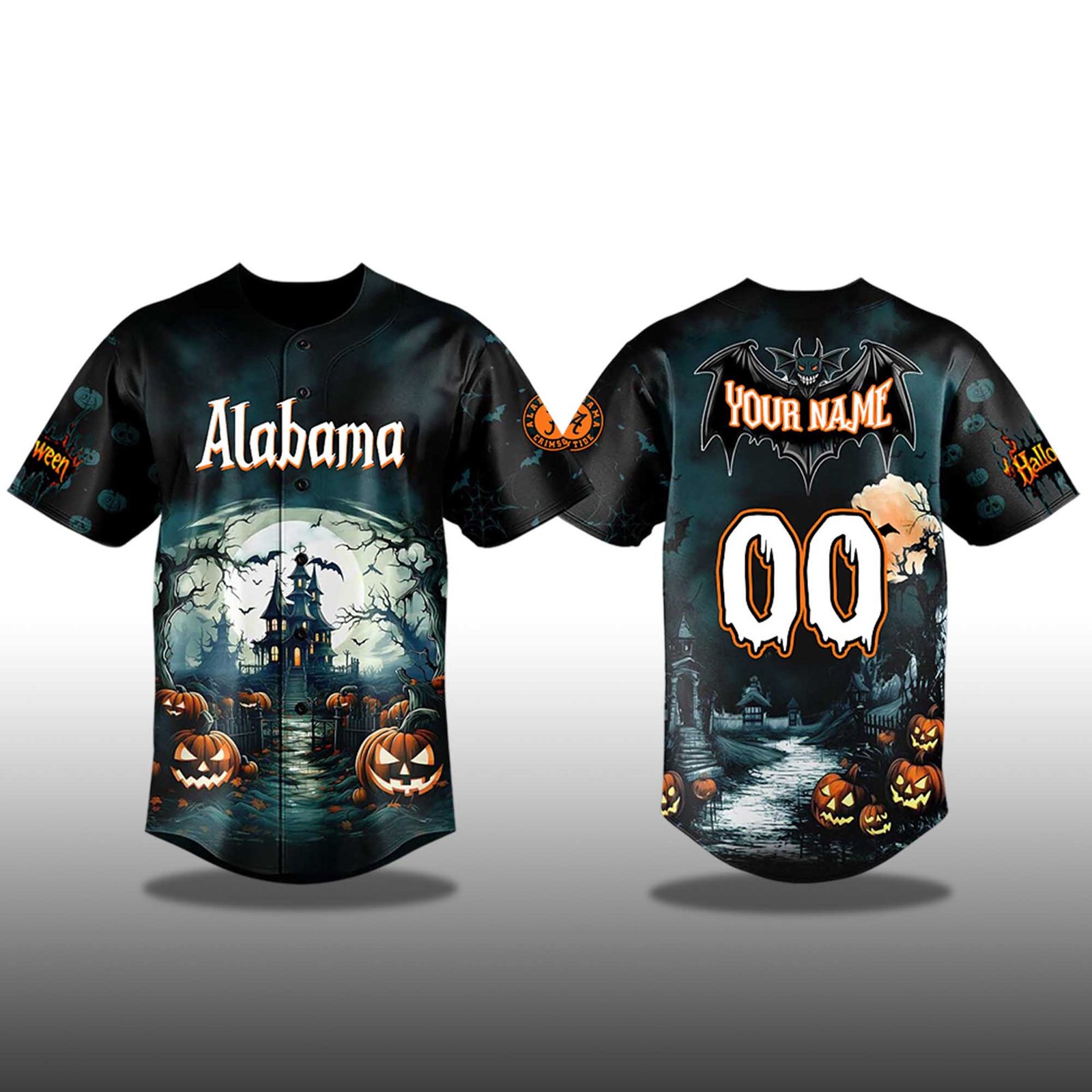 Alabama Crimson Tide Halloween 2025 Baseball Jersey