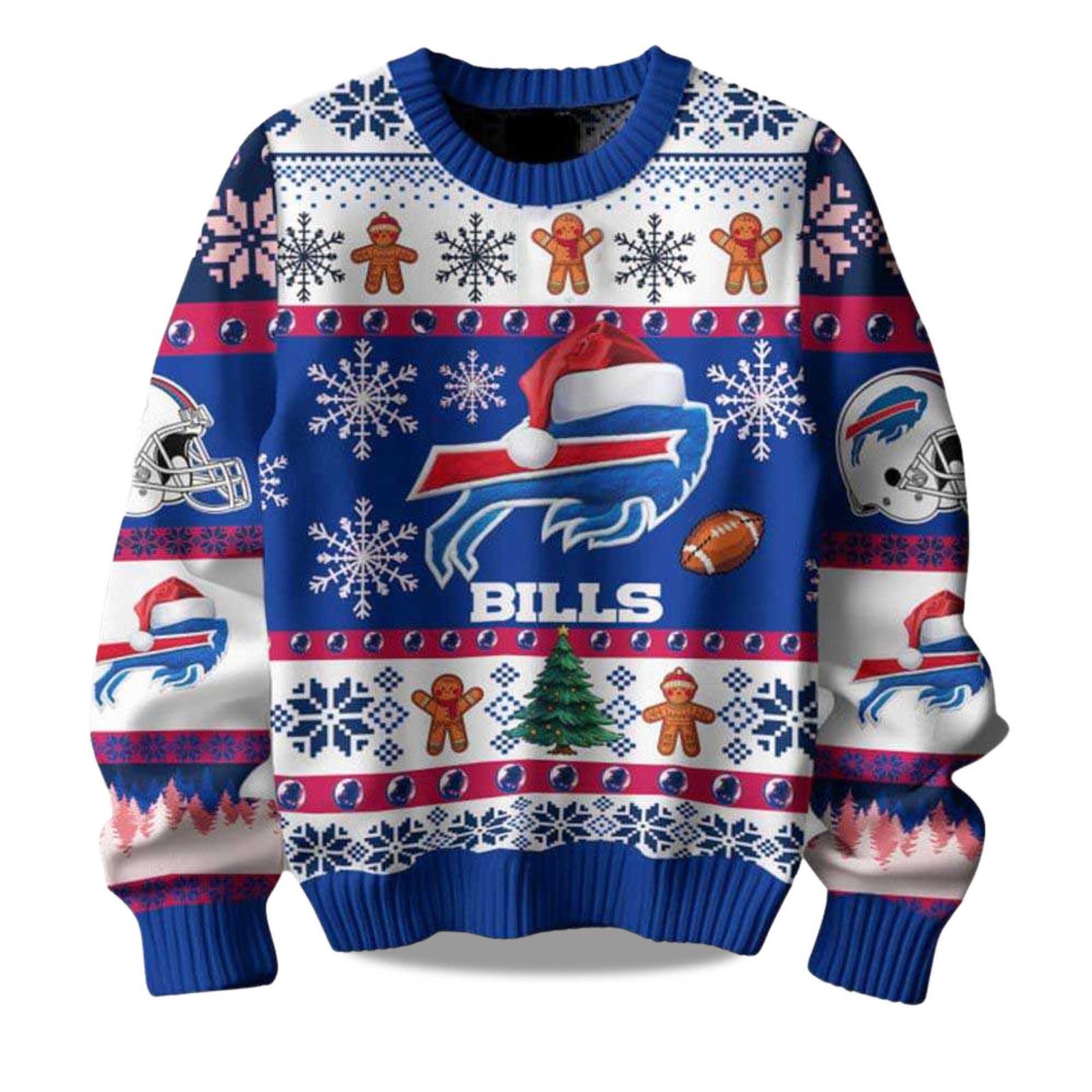 2025 Buffalo Bills They Not Like Us Christmas Ugly Sweater
