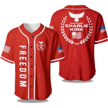 Freedom Chalie Kirk Baseball Jersey