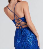 Bethanie Formal Sequin V-Neck Mermaid Dress - Image 9
