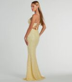 Bethanie Formal Sequin V-Neck Mermaid Dress - Image 15
