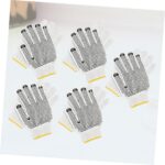 5pairs -scald Thermal Insulation Gloves Work Gloves for Home and Garden Use Skidproof and Wearproof Design Random Colors - Image 8