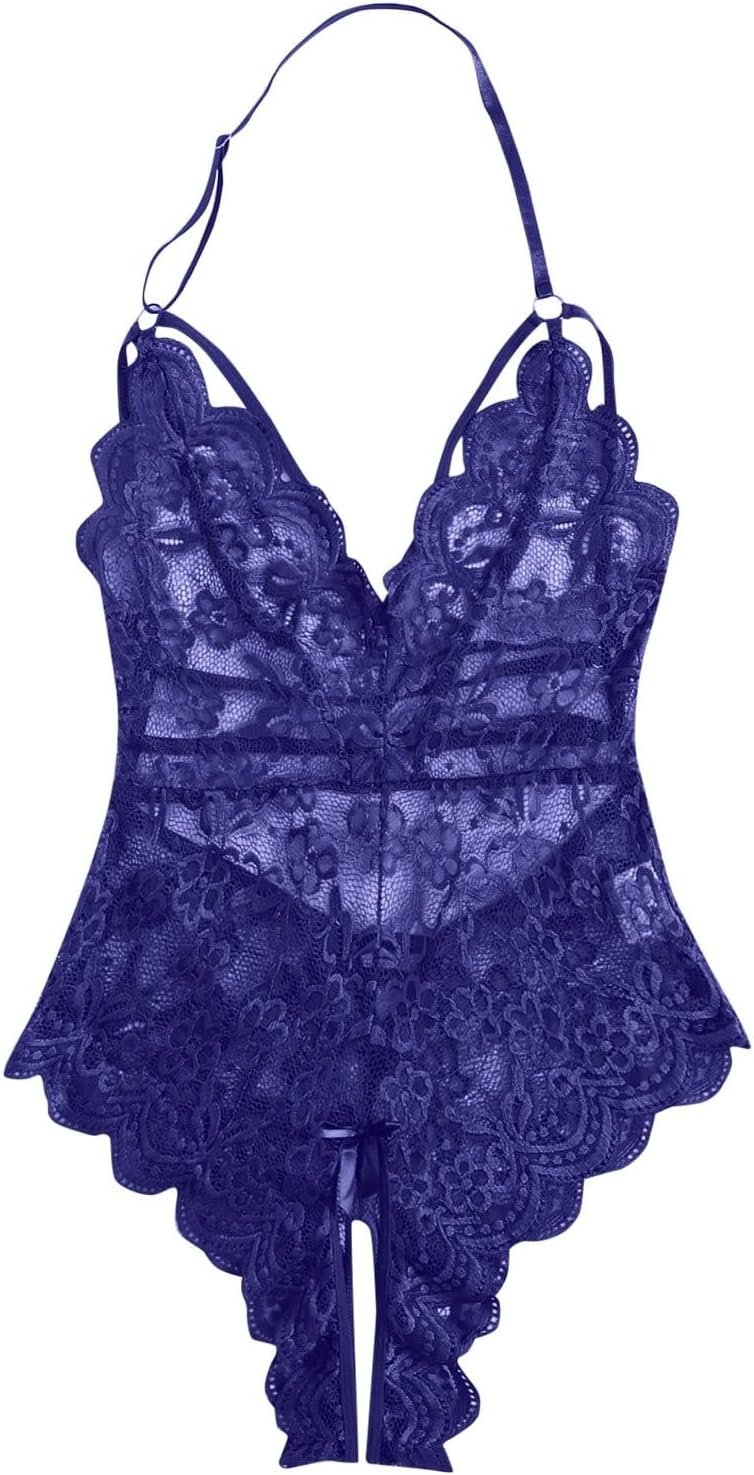 One Pieces Lingerie Sensual Lingerie Sexy Women Costumes Red Plaid (Color : A, Size : S Code)