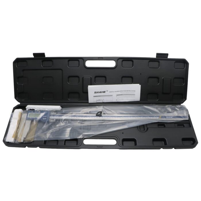 SHAHE Electronic Digital Vernier Micrometer Caliper with 0-20"/500mm,0.0005"/(0.01mm) Resolution,+/-0.002" (0.05mm) Accuracy,Inch/Metric, Stainless Steel Jaws - Image 5