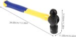 1.5pound Heavy Duty Framing Hammer Multi-function Nailing Hammer for Professional Household Carpentry High Ergonomic Grip - Image 2