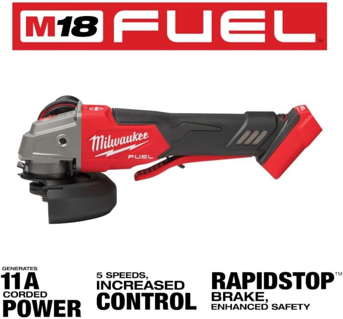 Milwaukee Electric Tool M18 Fuel 4-1/2" / 5" Variable - Image 2