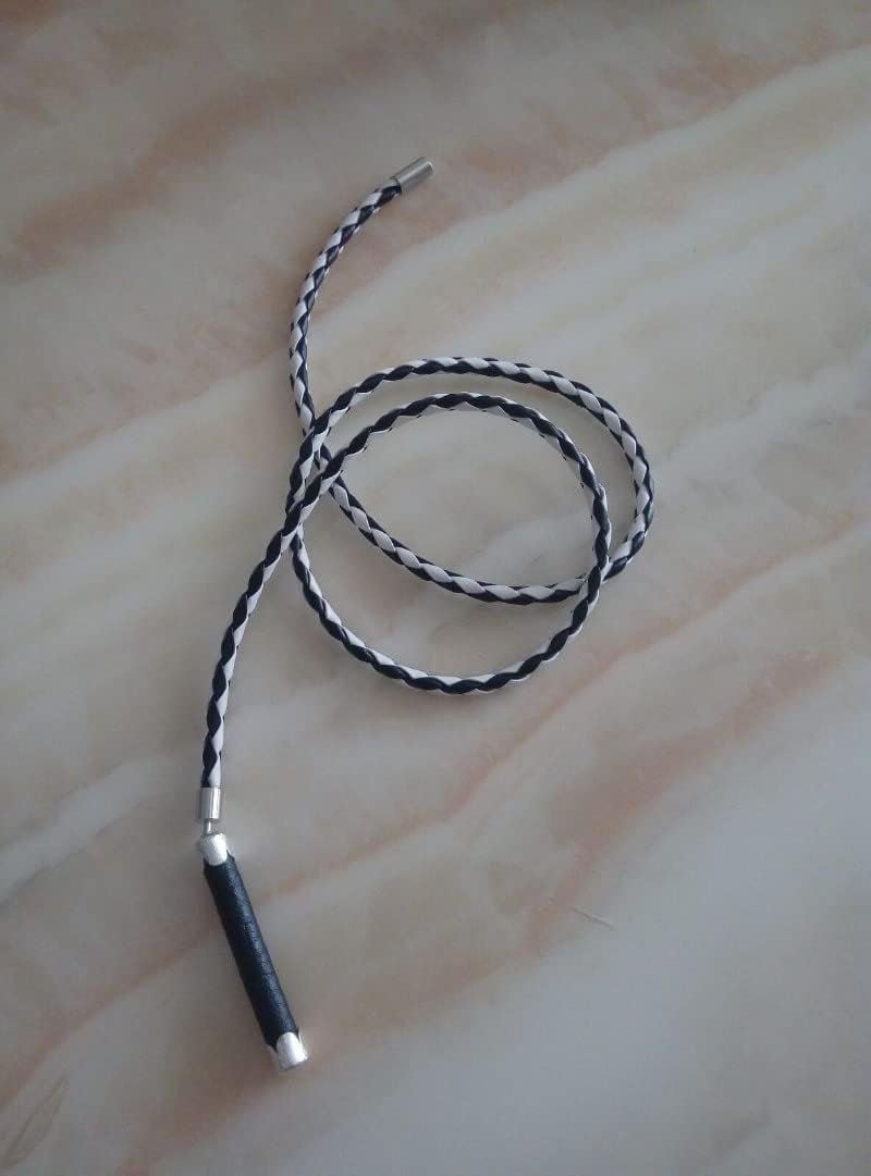 1/6th Black&White PU Leather Whip for 12″ PH Toy Male & Female Figure Body