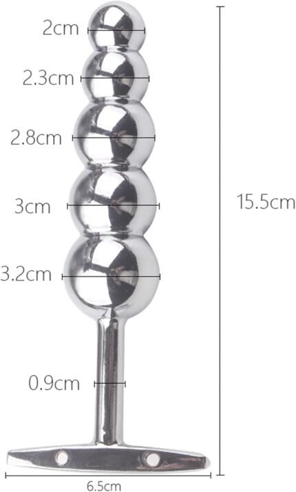 Metal Anal Opening Device Beads Anal Expansion Tool Metal Butt Plug Sex Toy