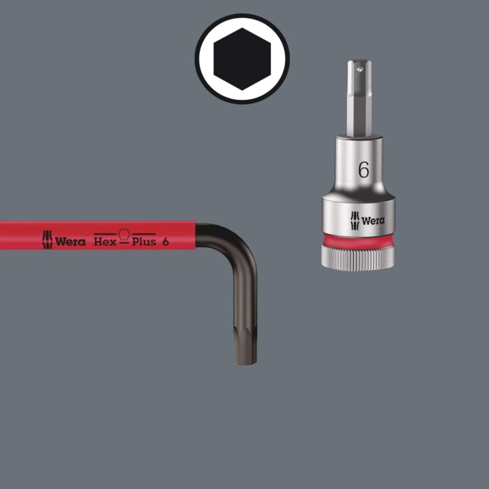 Wera 5133164001 950/9 Hex-Plus Multicolour 2 L-key set, metric, BlackLaser, 9 pieces - Image 5