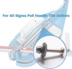 Tile Cutters 12mm Scoring Wheel 14A For All Sigma Pull Handle, Alloy Manual Tile Cutter Wheels Replacement for Ceramics, Porcelain, Glass, Ceramic Tile - Image 4