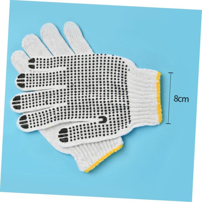 5pairs -scald Thermal Insulation Gloves Work Gloves for Home and Garden Use Skidproof and Wearproof Design Random Colors - Image 2