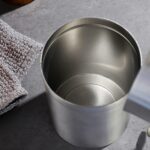 550ML Stainless Steel Olive Oil Dispenser Bottle, Leakproof Oil Container with Lid & Wide Mouth for Kitchen, Cooking, BBQ - Image 7
