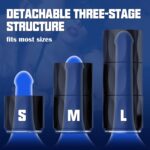 Male Masturbator Sex Toys for Men - ACUMUM Detachable 3 in 1 Blowjob Male Stroker, Manual Masturbator Pocket Pussies, 8.58" Penis Training 3D Realistic Upgraded TPE Men Sex Toy - Image 5