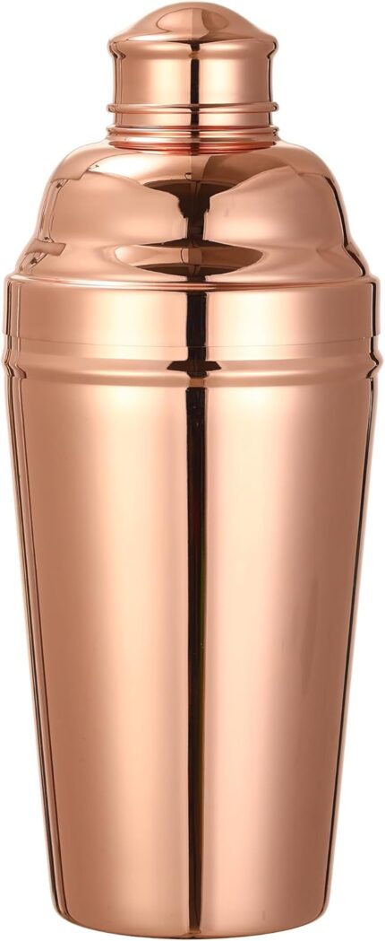 Large Stainless-Steel Cocktail Shaker, 60 oz (Copper Plated)
