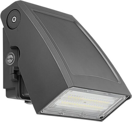 30W LED Wall Pack Light with Dusk-to-Dawn Photocell, 0-90° Adjustable Full Cutoff Outdoor Wall Light for House Yard Garage, 3900lm 5000K Daylight 100-277V ETL Listed