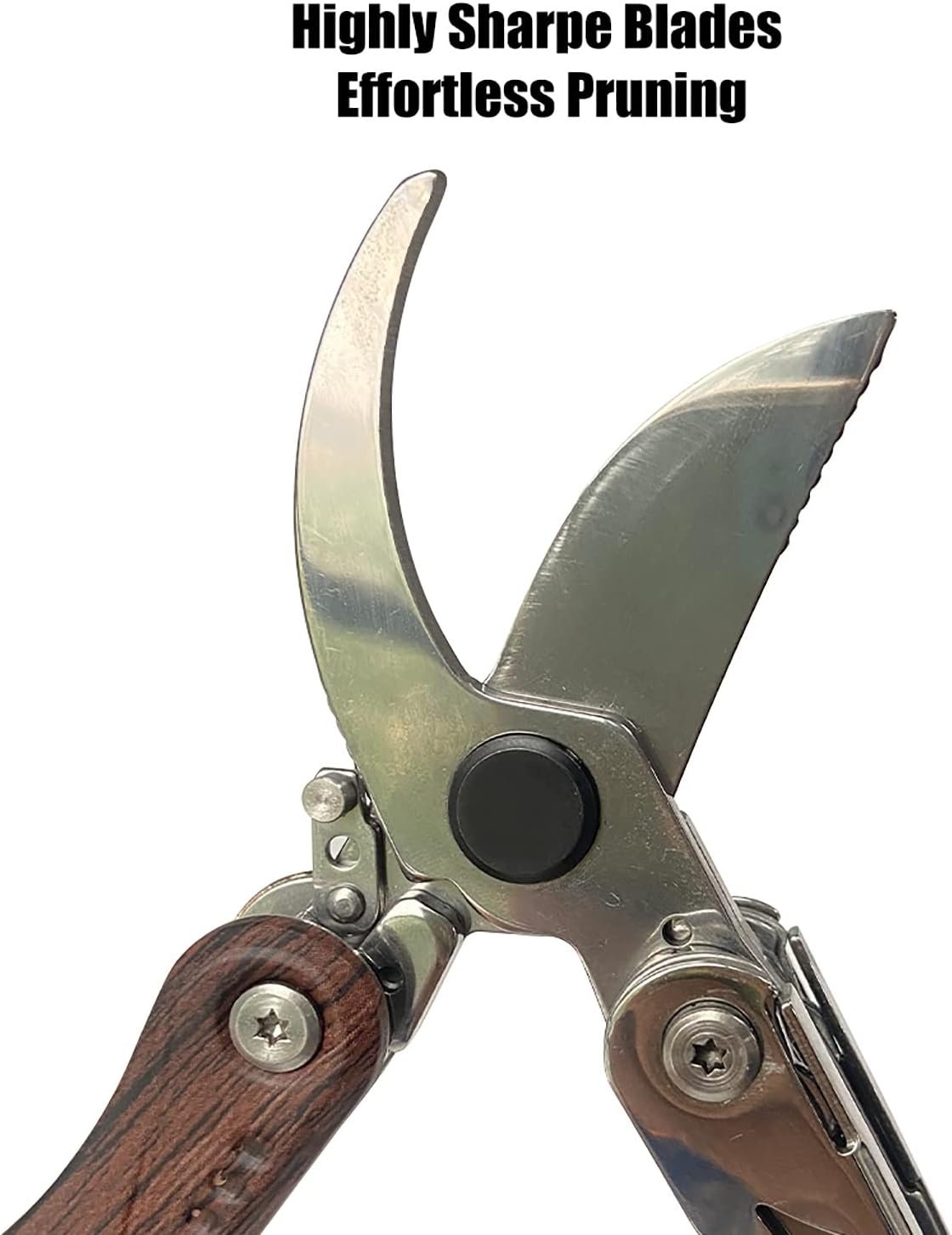 Pruning Shears, 7 in 1 Garden Pruners, Multitools Folding Gardening Shears, 8″ Professional Garden Scissors, Garden Clippers, Garden Shears Pruning, Pruning Scissors