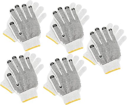 ARTIBETTER 5pairs Scald Insulation Gloves Heatproof Gloves Men Women Thermal Touch Skidproof Garden Home Decorative Safety Protection Random Color