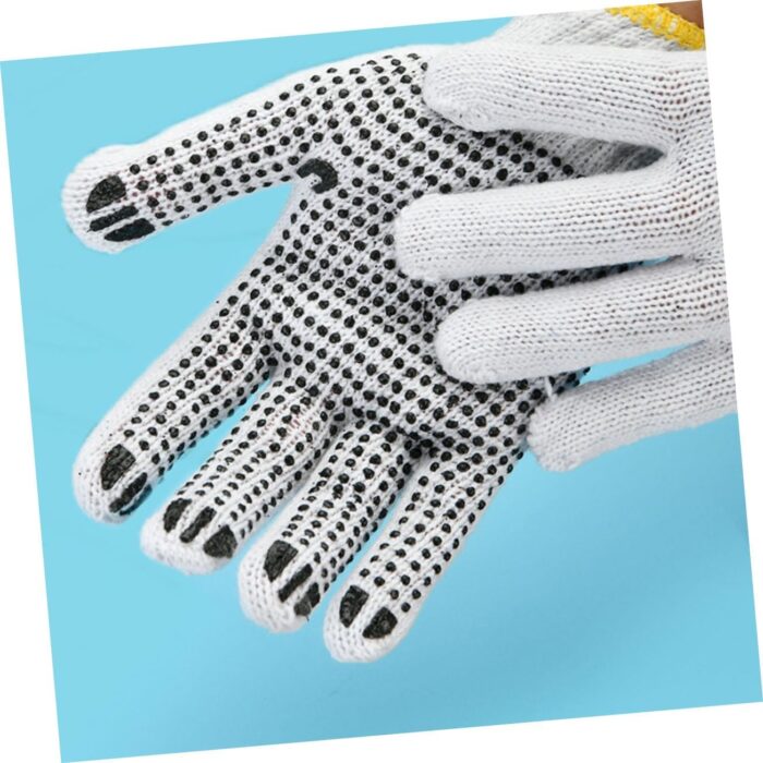 5pairs -scald Thermal Insulation Gloves Work Gloves for Home and Garden Use Skidproof and Wearproof Design Random Colors - Image 6