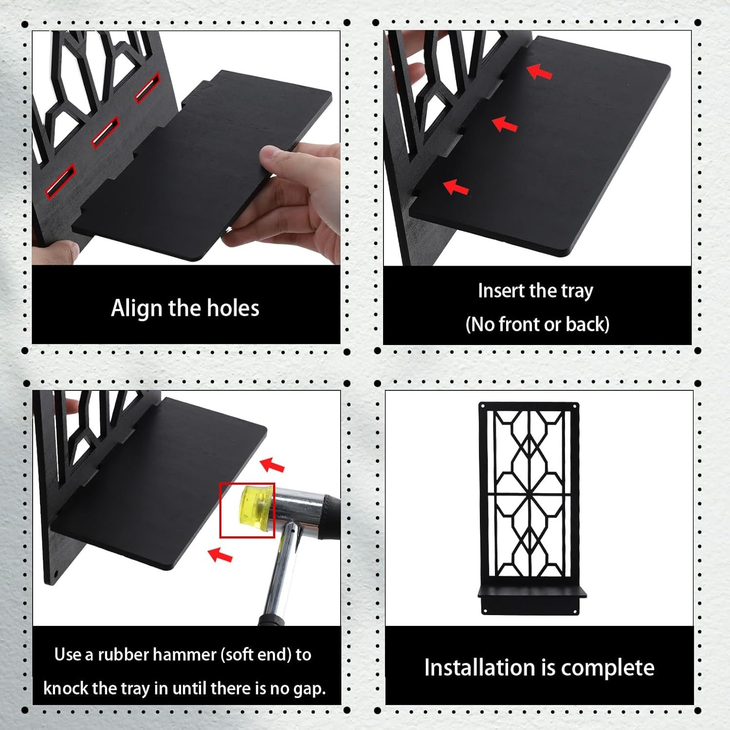 OYEFLY Farmhouse Rustic Wall Candle Holder,Minimalist Rustic Wall Art (Style 2)