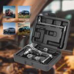 Torque Multiplier Wrench Set - 1:16 Torsional Torque Wrench Lug Nut Remover Tool Set Labor Saving Torque Multiplier 1/2 Drive with 17mm/19mm/21mm Sockets for Loosening Car Tire Lug Nuts - Image 6