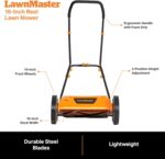 LawnMaster LMRM1602 Push Reel Lawn Mower 16-Inch 5-Blade - Image 6
