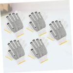 ARTIBETTER 5pairs Scald Insulation Gloves Heatproof Gloves Men Women Thermal Touch Skidproof Garden Home Decorative Safety Protection Random Color - Image 7