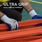 ANDANDA Safety Work Gloves, Seamless Knit Work Glove with Nitrile Rubber Coated on Palm & Fingers for Men & Women, Garden - Image 2