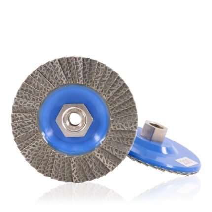 Z-LION 4.5 Inch Diamond Flap Disc for Metal, Stone, and Ceramic – Professional-Grade Grinding & Polishing Wheel for Angle Grinder, Heat-Resistant Design