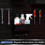 AIRTOON Magnetic Aerosol Spray Can Holder, Magnetic Bottle Holder for Garage, Workspace and Home, Black - Image 6