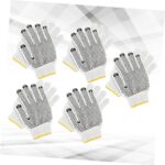 5pairs -scald Thermal Insulation Gloves Work Gloves for Home and Garden Use Skidproof and Wearproof Design Random Colors - Image 7