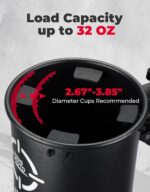 ‎KEMIMOTO Motorcycle Cup Holder, Upgraded ATV Drink Holder with 0.6"-1.5" Metal Clamp, 32OZ Bike Water Bottle Holder for UTV, Scooter, Boat, Stroller, Wheelchair, Golf, Tractor - Image 3