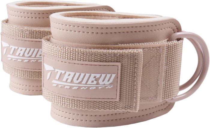 TAVIEW Ankle Straps Cable Machine Attachment for Gym – Cable Kickback Ankle Straps – Padded Ankle Cuffs for Glute Kickbacks and Leg Workouts