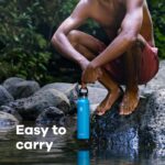 Hydro Flask Water Bottle - Insulated Stainless Steel - Non Spill, Leakproof in 24 Oz Stone - Image 2