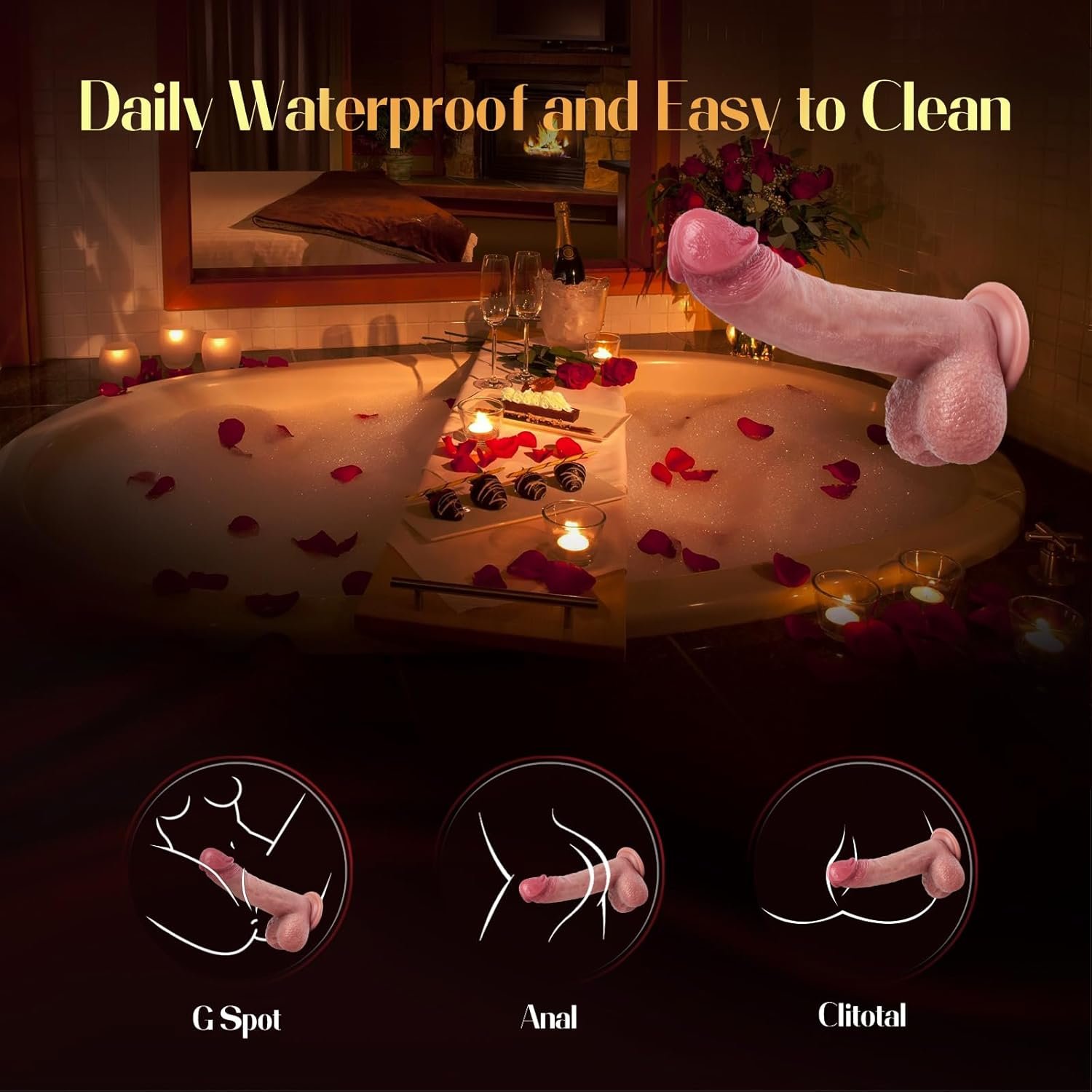 Sex Toys Thrusting Dildo Vibrator, 3 Pulsation Thrusting & 5 Vibration Mode 8.5 Inch Realistic Dildo Penis for Clitoral G Spot Anal Stimulate Liquid Silicone Suction Cup Adult Sex Toy S&M Whips