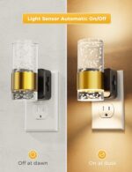 L LOHAS LED Night Light,Dimmable Night Lights Plug into Wall, 2 Pack Acrylic Nightlight with 0-100 LM Adjustable Brightness, 3000K Plug in Night Light with Dusk to Dawn Sensor, for Bathroom Hallway - Image 3