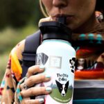 IRON °FLASK Camping & Hiking Hydration Flask with 3 Lids - Stainless Steel, Double Walled & Vacuum Insulated Water Bottle - Leak Proof & BPA Free (Black Marquina, Spout - 22 oz) - Image 8